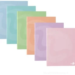 Copertina raccoglitore 4 anelli cm 3 formato A4 cm 26x32 Color Pastel (colori assortiti)