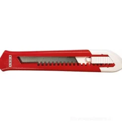 Cutter in plastica con blocco di sicurezza 18 mm