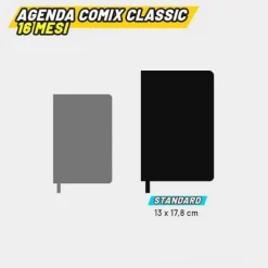Diario Agenda Comix 2026-2027 giornaliera standard 16 mesi Special Glitter Viola Scuole Medie e Superiori (75692FV)
