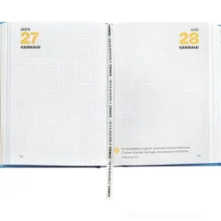 Diario Agenda Comix 2026-2027 giornaliera standard 16 mesi Special Sfumato Glitter Blue Scuole Medie e Superiori (75692BL)