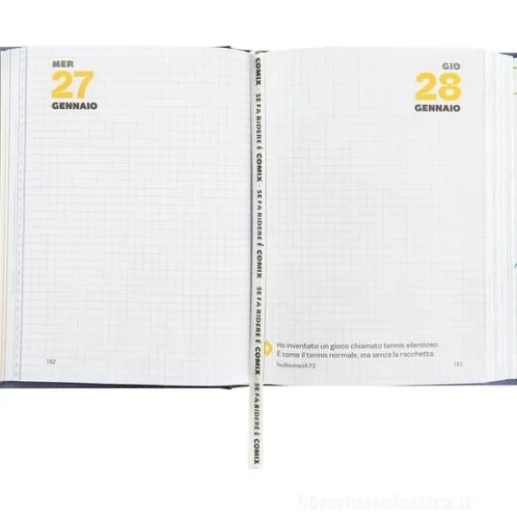 Diario Agenda Comix 2026-2027 giornaliera mini 16 mesi Special Nero Scuole Medie e Superiori (75691BK)