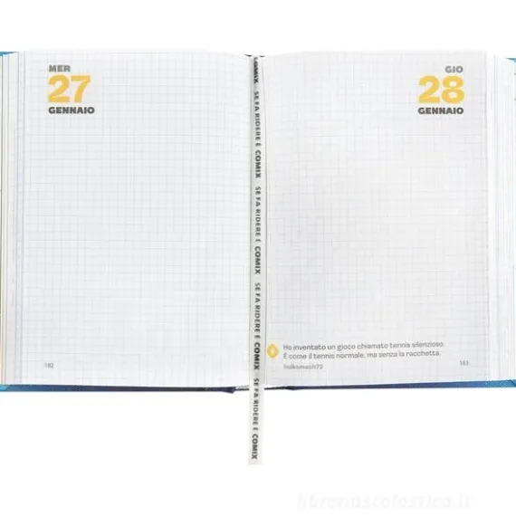 Diario Agenda Comix 2026-2027 giornaliera mini 16 mesi SpecialBlue Scuole Medie e Superiori (75691BB)