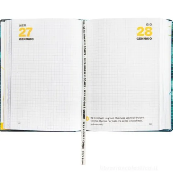 Diario Agenda Comix 16 mesi Mignon Plus Waving - Diario scolastico 2026-2027