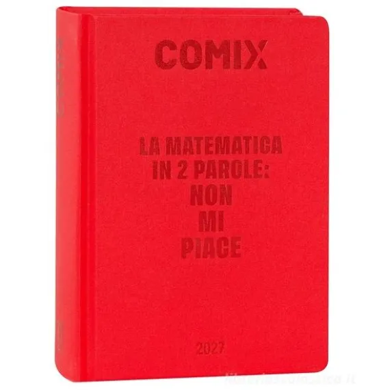 Diario Agenda Comix 16 mesi Mignon Plus Red - Diario scolastico 2026-2027