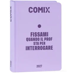 Diario Agenda Comix 16 mesi Mini Lilla - Diario scolastico 2026-2027