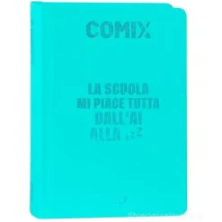 Diario Agenda Comix 16 mesi Mini Turchese - Diario scolastico 2026-2027