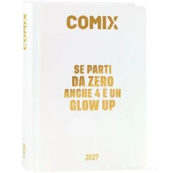 Diario Agenda Comix 16 mesi Mini Holo White - Diario scolastico 2026-2027