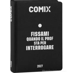 Diario Agenda Comix 16 mesi Mini Black&White - Diario scolastico 2026-2027