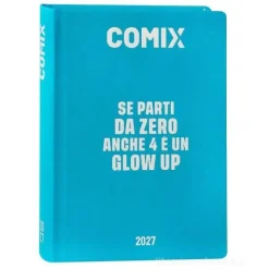 Diario Agenda Comix 16 mesi Standard Azzurro - Diario scolastico 2026-2027