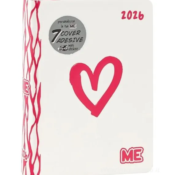 Diario agenda ME My Evolution 2025-2026 16 mesi. Love