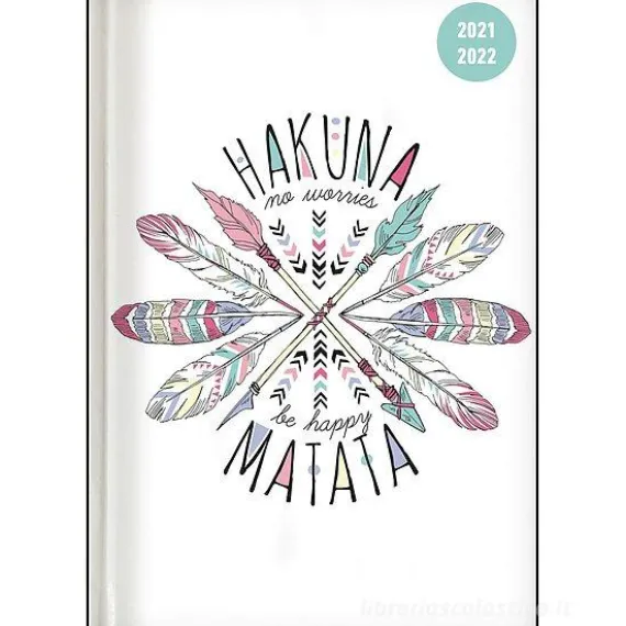 Diario agenda 12 mesi giornaliera 2022-2023 Collegetimer Pocket day by day Hakuna Matata