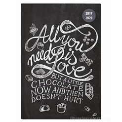 Diario agenda 16 mesi giornaliera 2019-2020 Collegetimer A5 Chalkboard