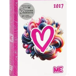 Diario Agenda 16 mesi Medium Color Me My Evolution Hashtag Pink - Diario scolastico 2026-2027