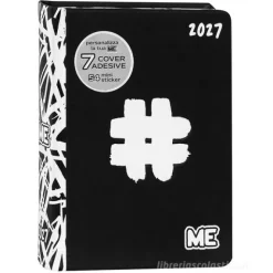 Diario Agenda 16 mesi Medium Comix Classic Me My Evolution Hashtag - Diario scolastico 2026-2027