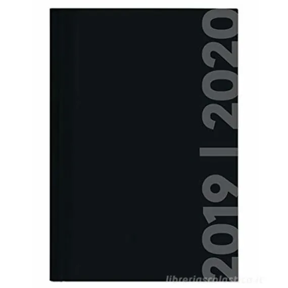 Diario agenda 16 mesi settimanale 2019-2020 Collegetimer A6 Black Label
