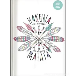 Diario agenda 17 mesi settimanale 2022-2023 Collegetimer Hakuna Matata A6