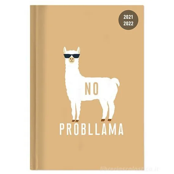 Diario agenda 16 mesi settimanale 2021-2022 Collegetimer A5 Llama