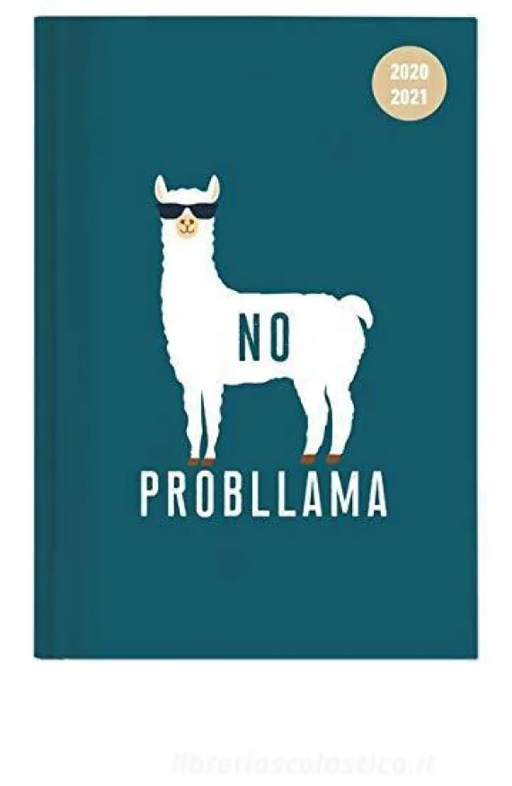 Diario agenda 16 mesi settimanale 2020-2021 Collegetimer A6 Llama