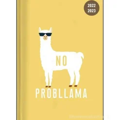 Diario agenda 17 mesi settimanale 2022-2023 Collegetimer Llama A6