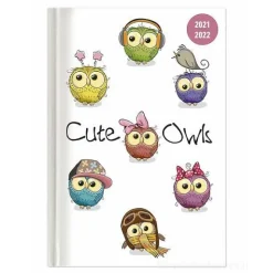 Diario agenda 16 mesi settimanale 2021-2022 Collegetimer A5 Cute Owls
