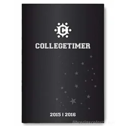 Diario agenda 16 mesi settimanale 2019-2020 Collegetimer A5 Black Label