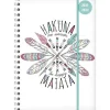Diario agenda 17 mesi spiralata settimanale 2022-2023 Collegetimer Hakuna Matata A5