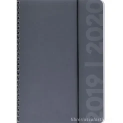 Diario agenda 16 mesi spiralata settimanale 2019-2020 Collegetimer A5 Black Label