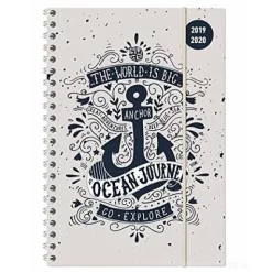 Diario agenda 16 mesi spiralata settimanale 2019-2020 Collegetimer A5 Anchor