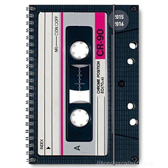 Diario agenda 16 mesi spiralata settimanale 2019-2020 Collegetimer A5 Tape