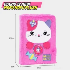Diario Agenda scuola 2026-2027 Mofu Mofu 12 mesi per Scuola elementare e media - Gatto (75969GA)