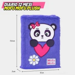 Diario Agenda scuola 2026-2027 Mofu Mofu 12 mesi per Scuola elementare e media - Panda (75969PA)