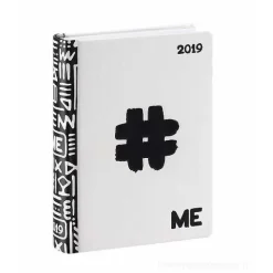 Diario ME My Evolution 2019. Bianco (simbolo cancelletto)