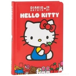 Diario 12 Mesi 2026/27 Hello Kitty - Datato Red