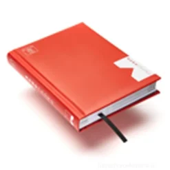 Diario 16 mesi non datato Monocromo Rosso