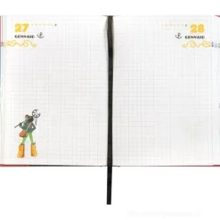 Diario 12 mesi Rosso Op