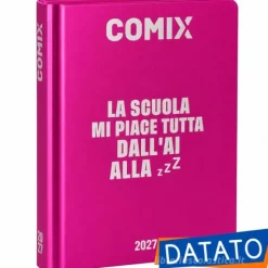 Diario 13 mesi standard Comix Easy Pink - Diario scolastico 2026-2027