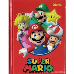 Diario 12 mesi Super Mario rosso non datato