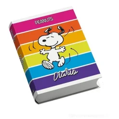 Diario Peanuts copertina imbottita non datato. Arcobaleno