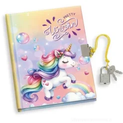 Diario segreto con lucchetto Pretty Unicorn (soggetti assortiti)