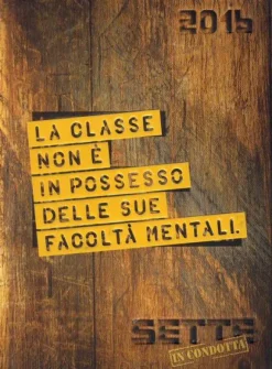 Diario 2015-2016 Sette in condotta giallo