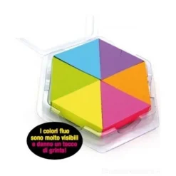 Dispenser memo adesivi triangolari colorati