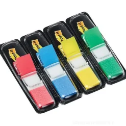 Dispenser mini Post-It segna pagina 4 colori da 35 foglietti ciascuno
