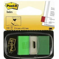 Dispenser mini Post-It segna pagina 50 foglietti colore verde