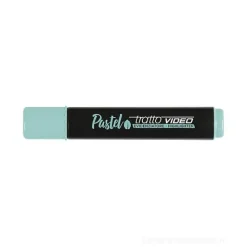Evidenziatore con punta a scalpello Tratto Video Pastel verde menta