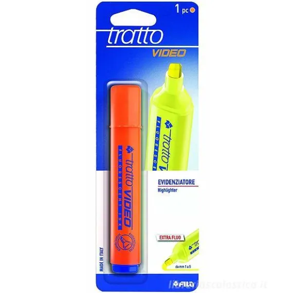 Evidenziatore Tratto Video con punta a scalpello