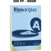 Favini Carta colorata Rismacqua A4-90 g/mq - assortiti 5 colori - A66x324 (risma300) (AZ)