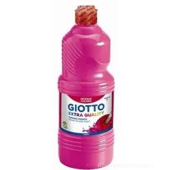 Flacone 1 litro colore a tempera Giotto Extra Quality magenta