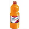 Flacone 1 litro colore a tempera Giotto Extra Quality arancione