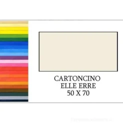 20 fogli cartoncino colorato Elle Erre cm 50x70
