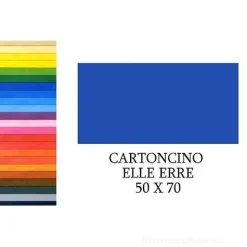 20 fogli cartoncino colorato Elle Erre cm 50x70